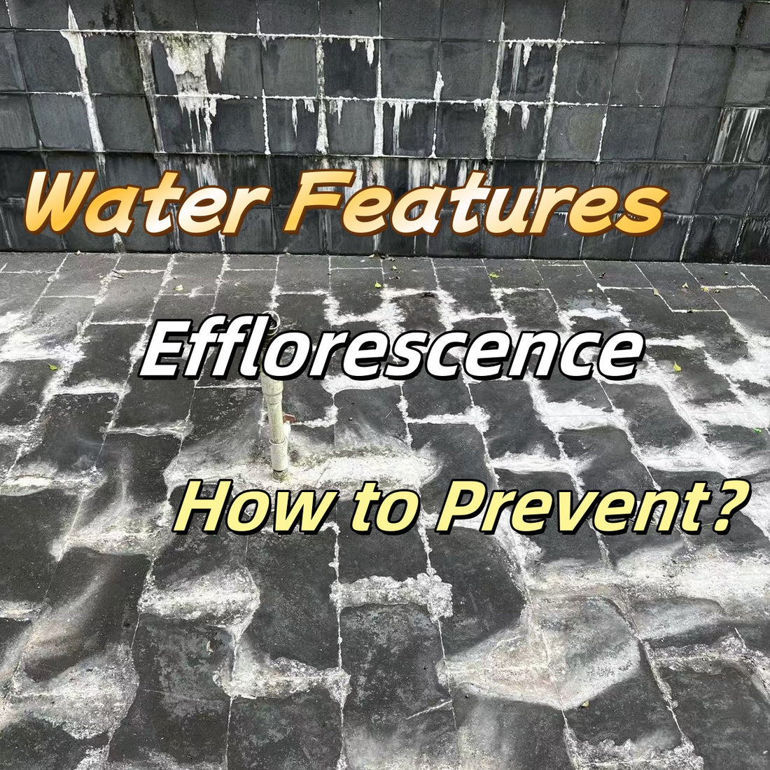 ✨How to Prevent Efflorescence in Water Features?💦