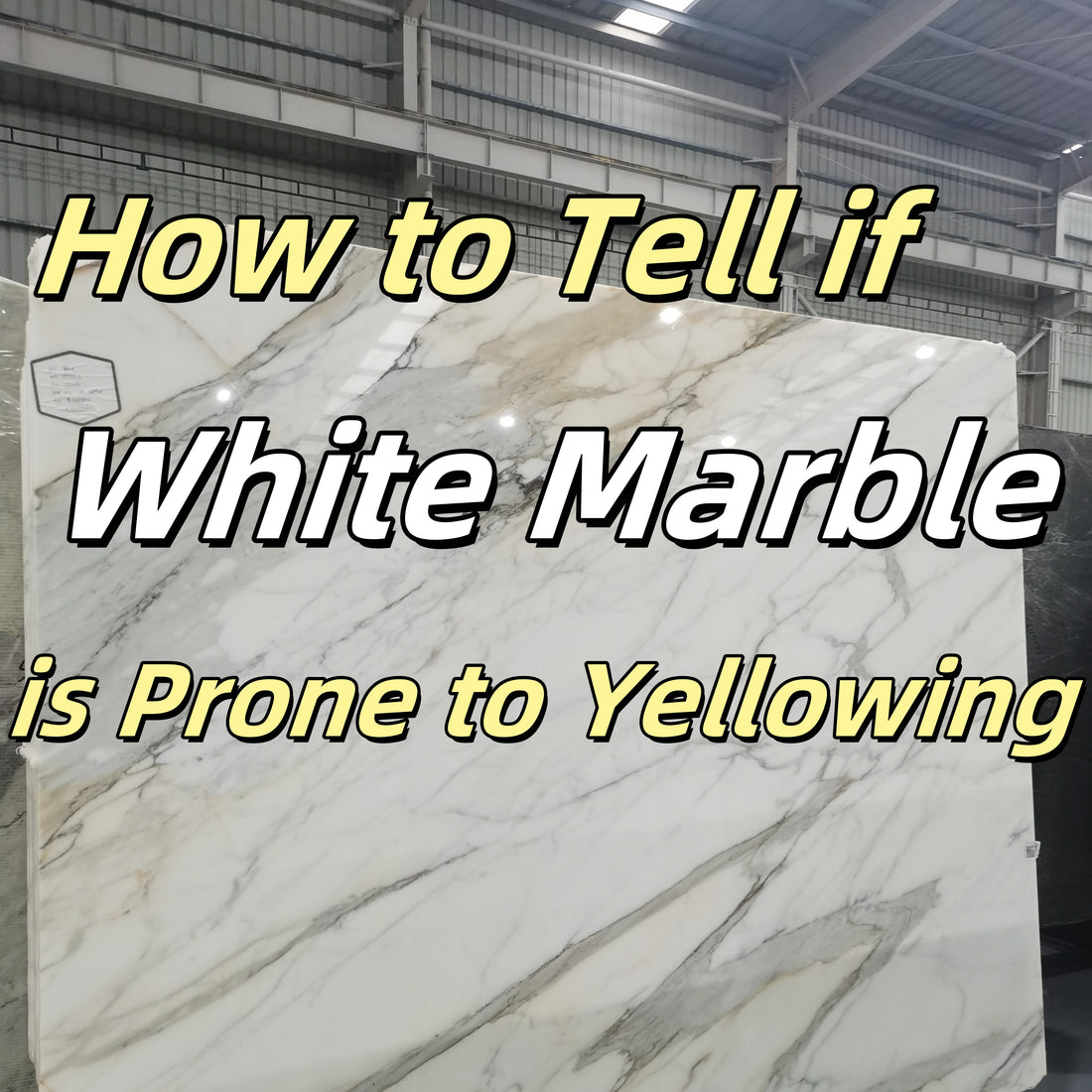 💎 How to Tell if White Marble is Prone to Yellowing!✨