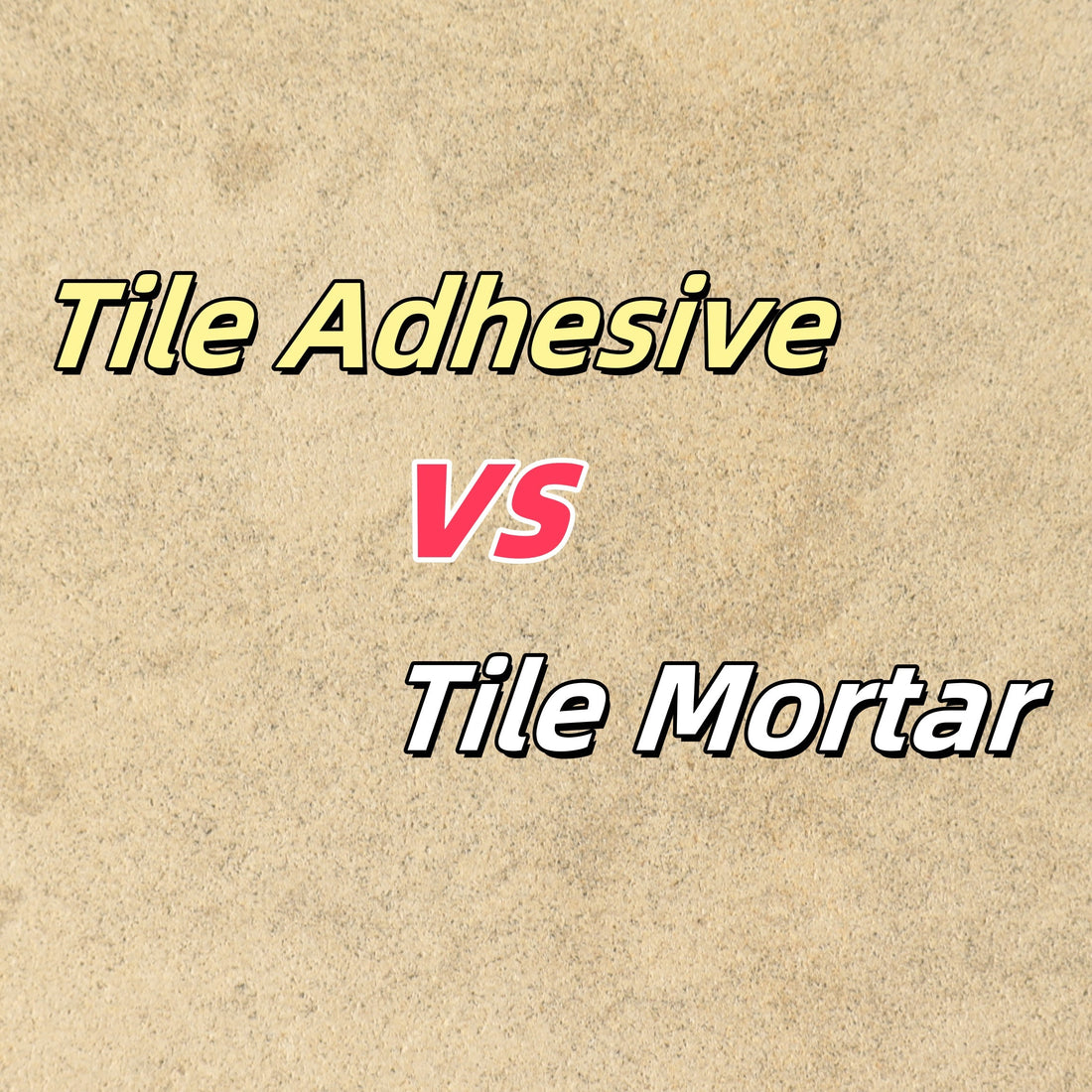 Ceramic tile adhesive vs Yi adhesive mud | Must see for decoration novices!