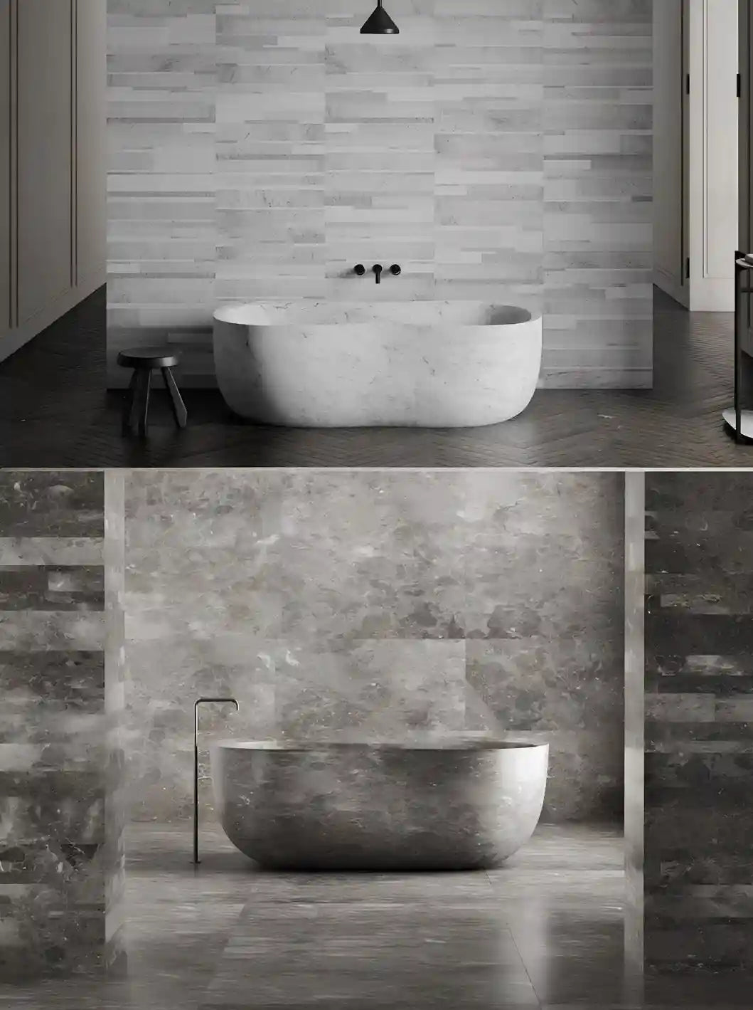 Luxurious Custom Marble Bathtub in Various Colors and Shapes