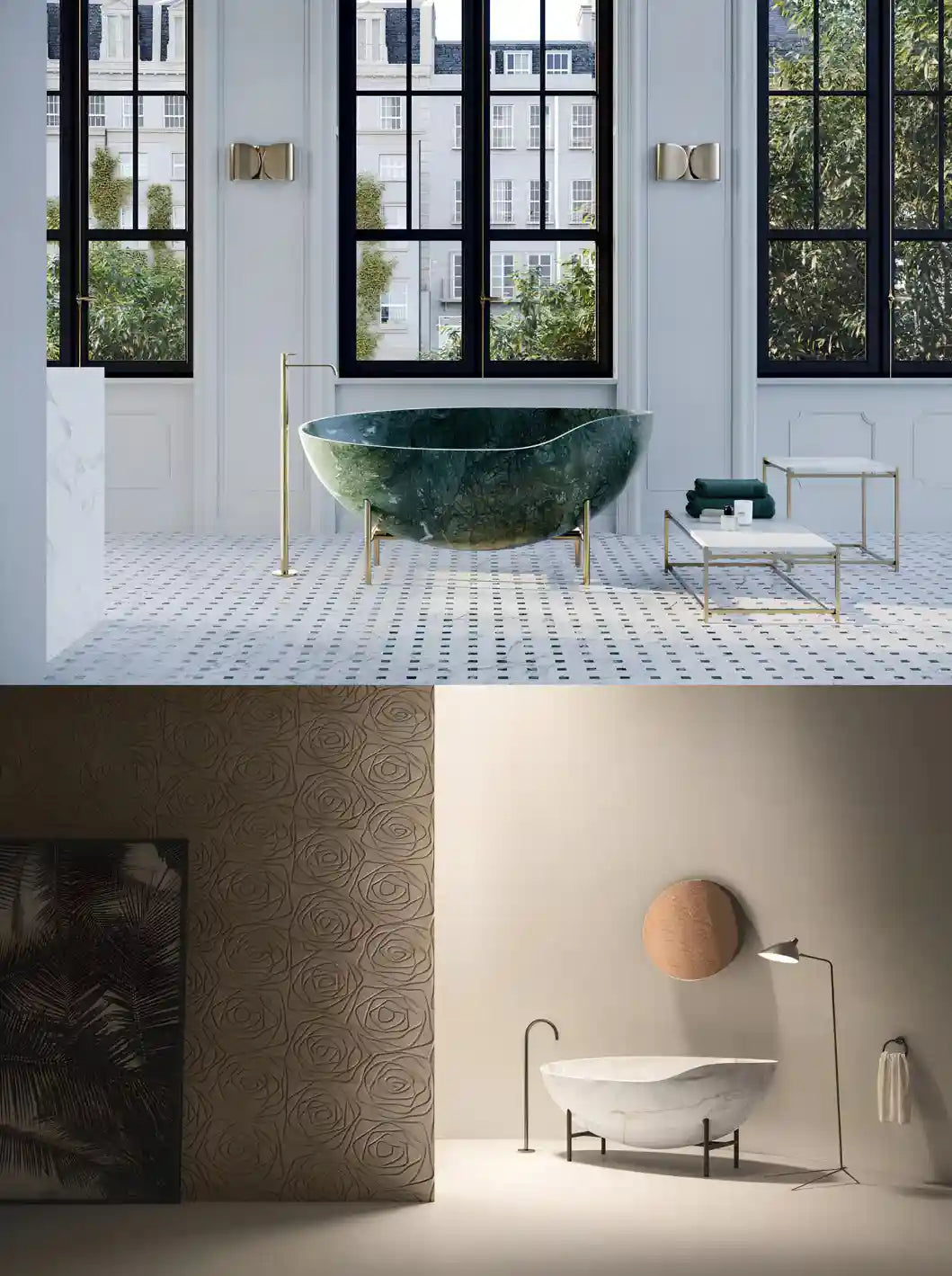 Luxurious Custom Marble Bathtub in Various Colors and Shapes